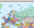 Klett Advanced World Political Classroom Map Removable Wallpaper Mural, Detail Image 1