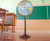 Treasury 12" Blue Ocean Raised Relief Floor Globe in a Classroom