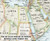 Gall-Peters Projection World Wall Map Close-up View