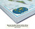 Push Pin World Map Canvas Gallery Wrap Edge Detail