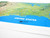 United States Raised Relief Map with Natural Colors - side view