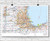 Custom USA Road and Highway Laminated Wall Maps