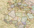 World Political Antique Ocean Wall Map by Compart Maps Close-up View