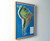 South America 3D Raised Relief Map in Frame Side View