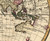 Historical Map Print - World - 1720 by Guillaume de L'Isle Close-up View