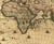 Historical Map - World - 1664 - Antique Map Print Close-up View