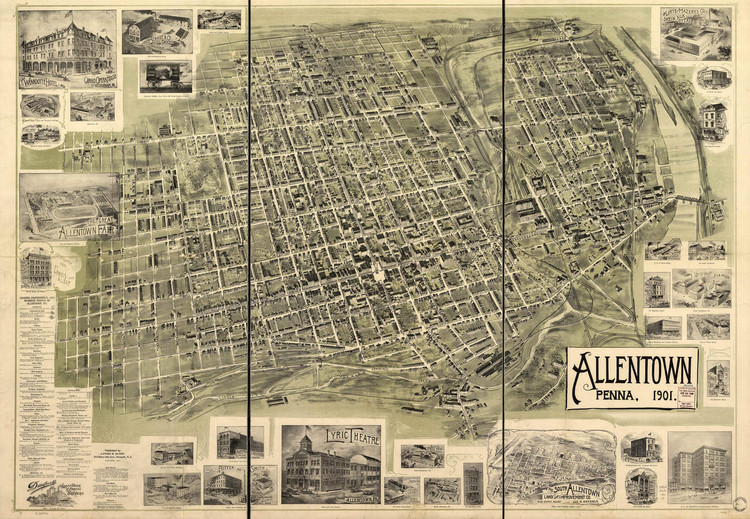 Historic Map - Allentown, PA - 1901, image 1, World Maps Online