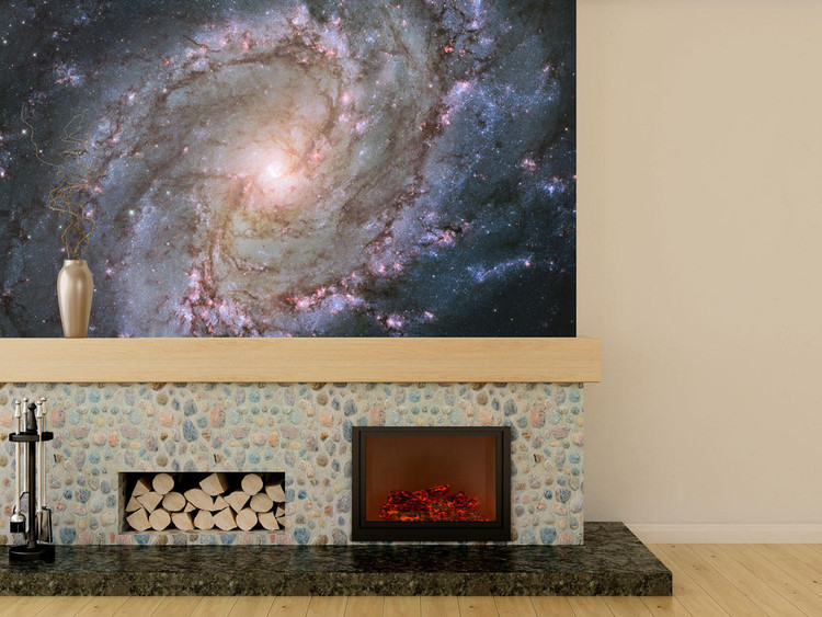 M83 Spiral Galaxy - Southern Pinwheel Space Wall Mural, image 1, World Maps Online
