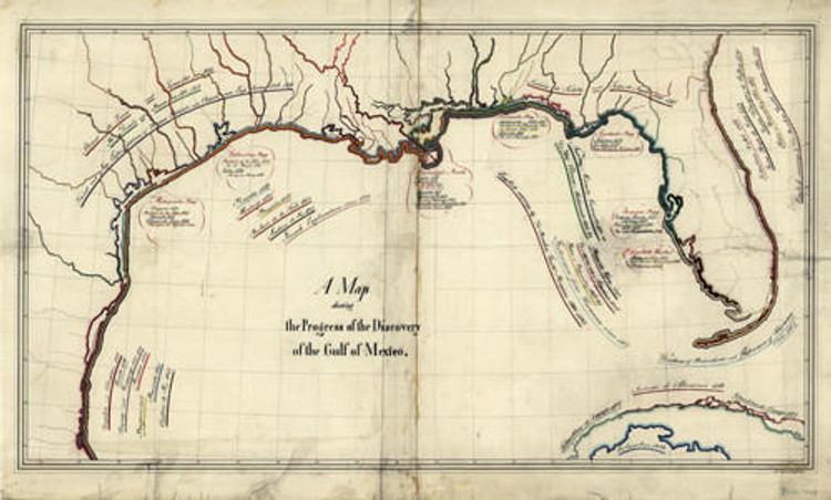 Historic Map - US Gulf Coast - 1856, image 1, World Maps Online