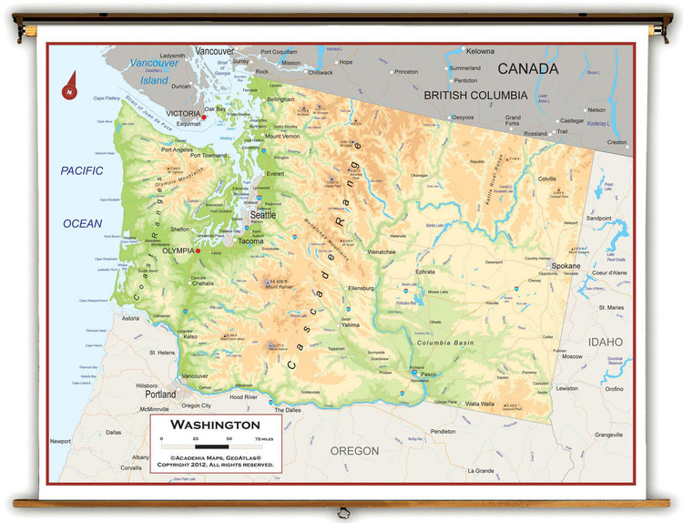 schools in washington state map