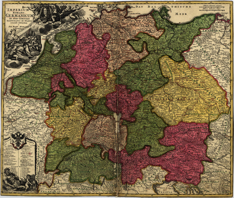 Historic Map - Germany - 1700's, image 1, World Maps Online