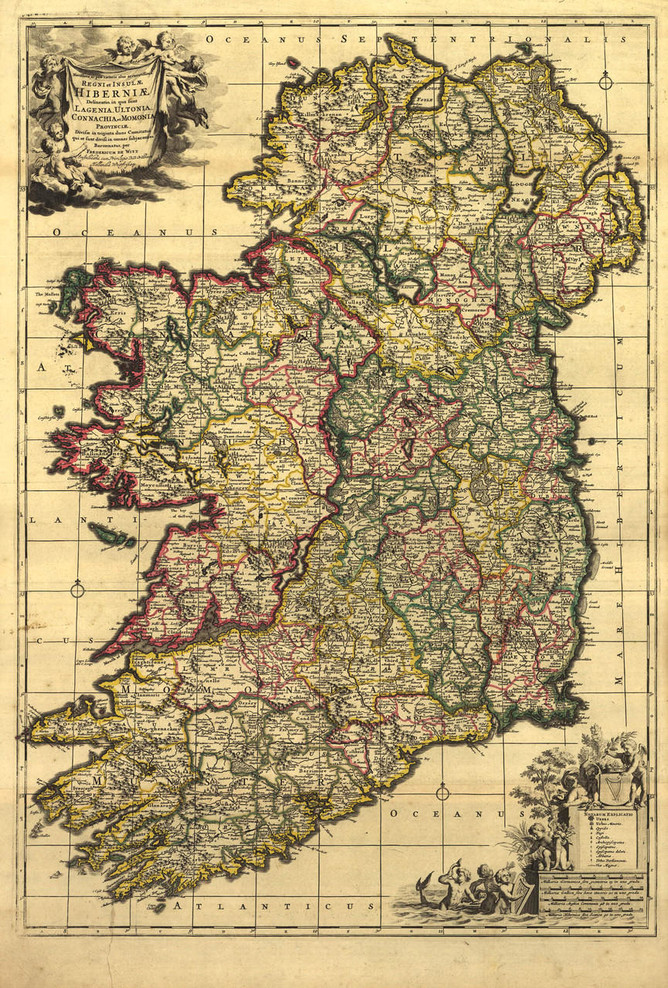 Historic Map - Ireland - 1700's, image 1, World Maps Online