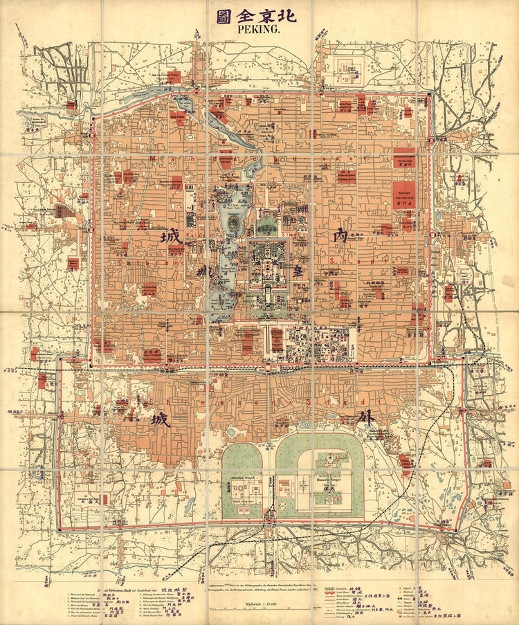 Historic Map - Beijing, China - 1914, image 1, World Maps Online