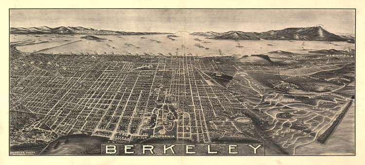 Historic Map - Berkeley, CA - 1909, image 1, World Maps Online