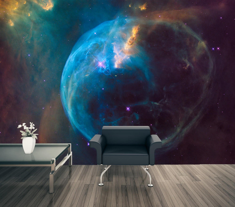 Bubble Nebula Space Wall Mural, image 1, World Maps Online