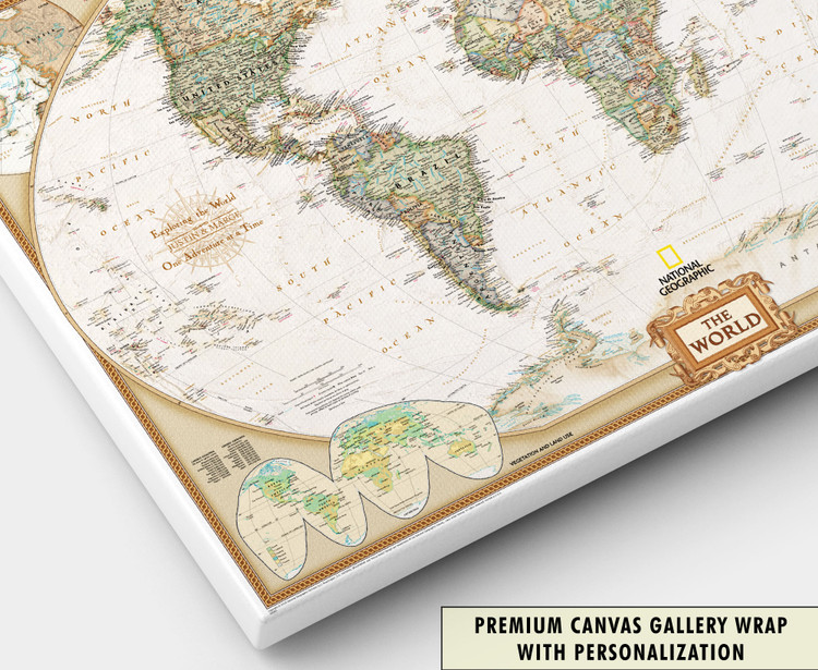 Mapa De Pared National Geographic World Explorer - 32 X 2... | Meses