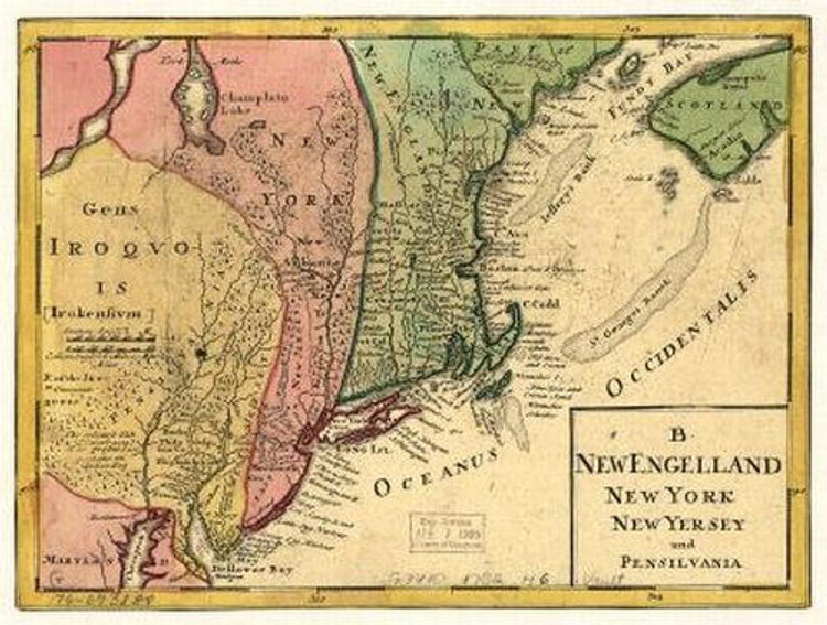 Historic Map - New England - 1759, image 1, World Maps Online