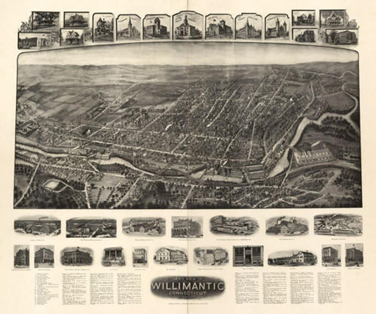 Historic Map - Willimantic, CT - 1909, image 1, World Maps Online