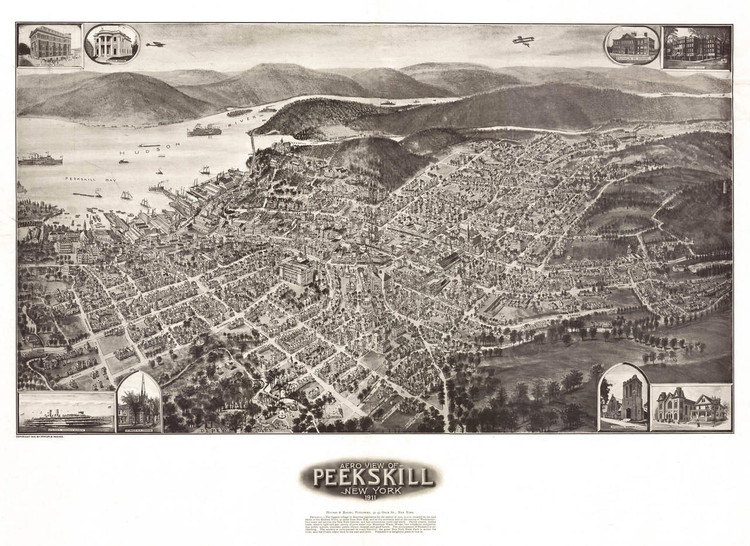 Historic Map - Peekskill, NY - 1911, image 1, World Maps Online