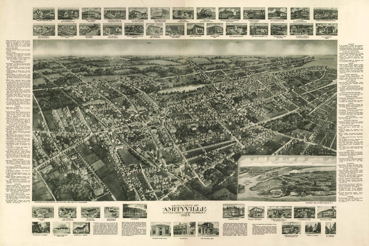 Historic Map - Amityville, NY - 1925, image 1, World Maps Online