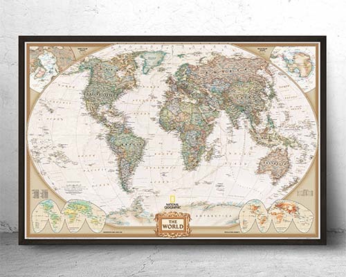 Best Selling World Maps