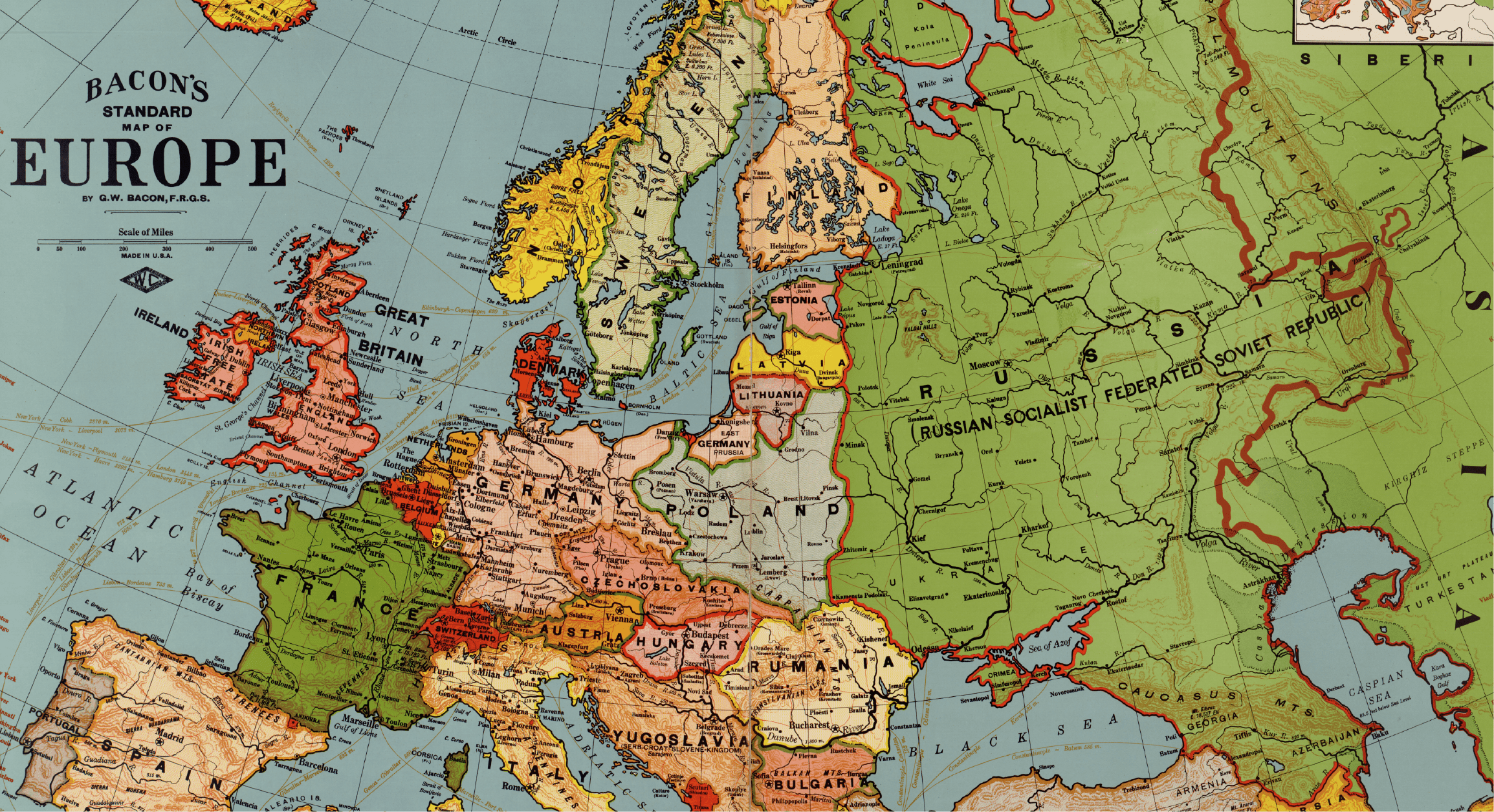 Old Map Of Europe - United States Map