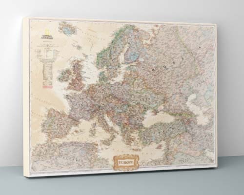 Continent Wall Maps