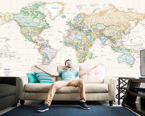 World Map Murals - Entire Collection
