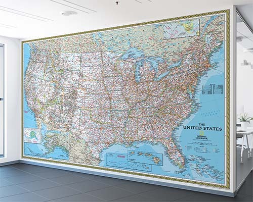 USA Map Murals - Entire Collection