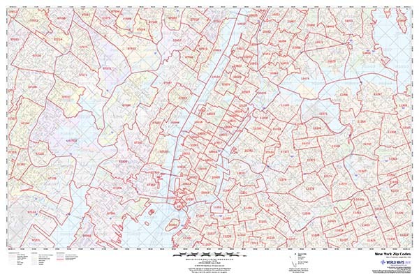 New York Zip Code Map