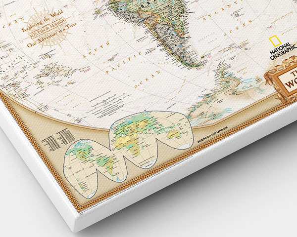 World Push-pin maps