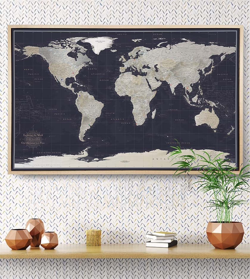 Push Pin Travel Maps