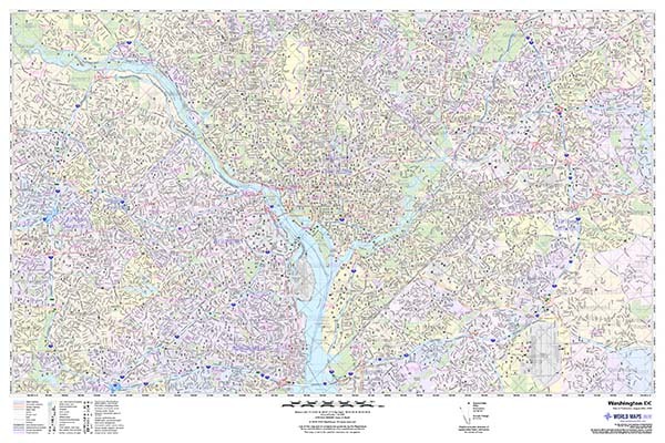 Custom Radius USA Street Map