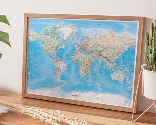 Wall Map Prints