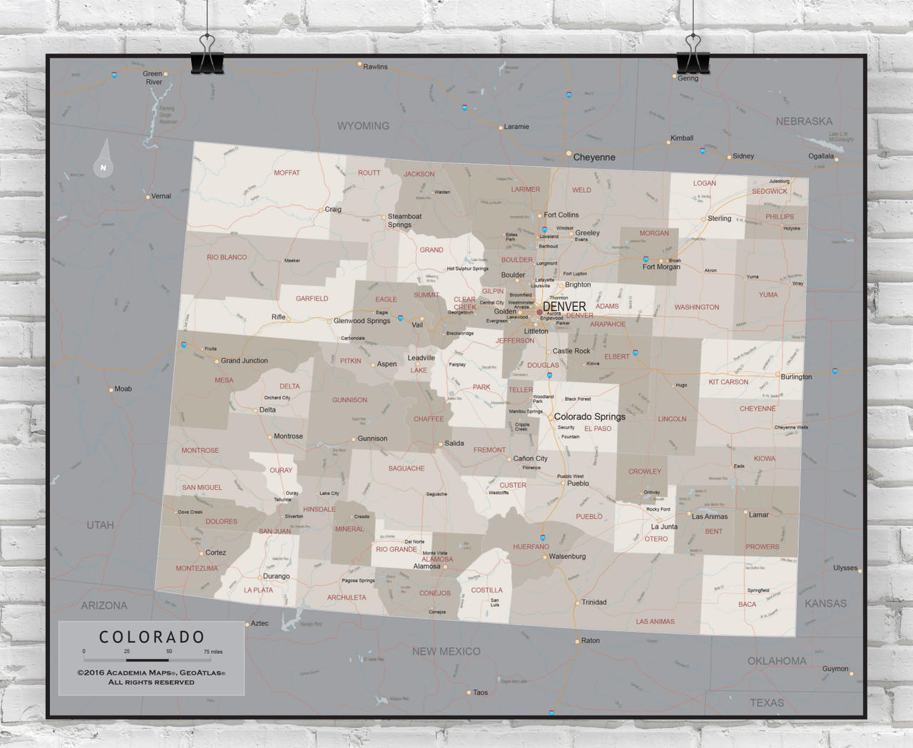Colorado Political Map