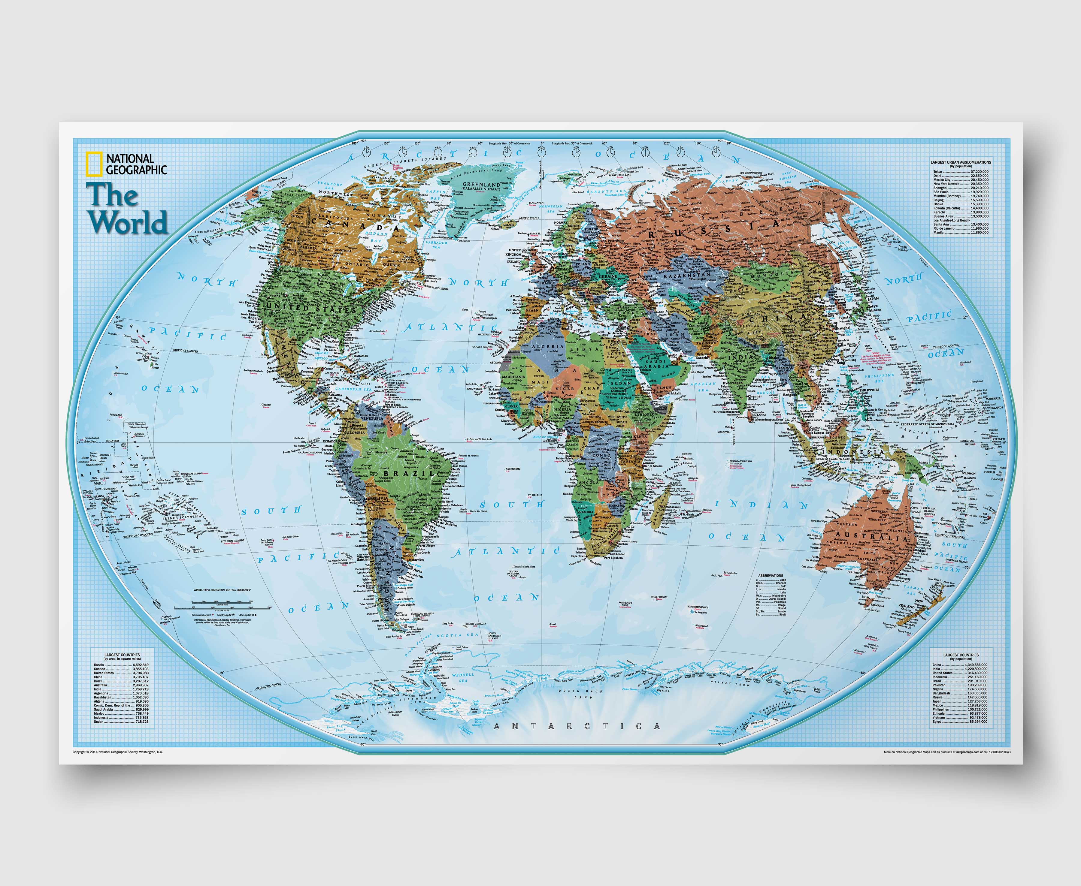 National Geographic World Explorer Wall Map | World Maps Online