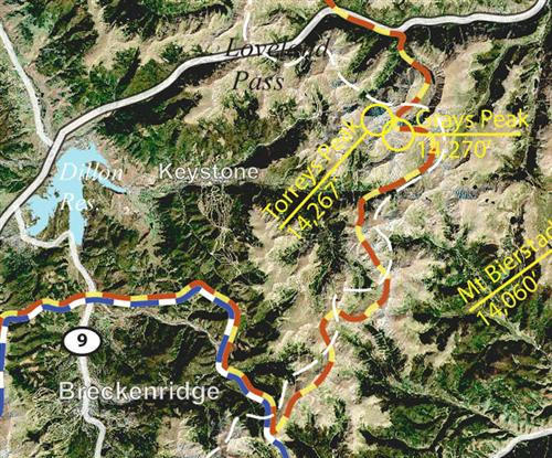 3d Physical Map Of Colorado