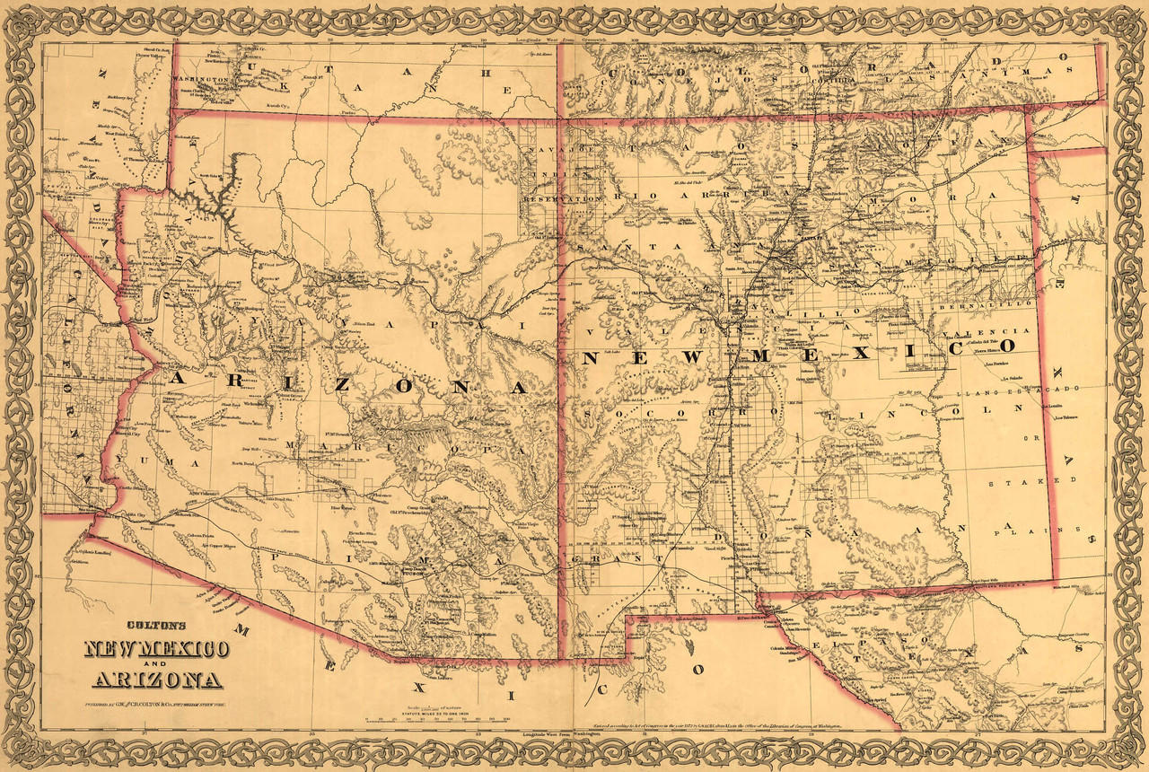 Maps Of Arizona Map Of Arizona And Flag | Arizona Detailed, Counties