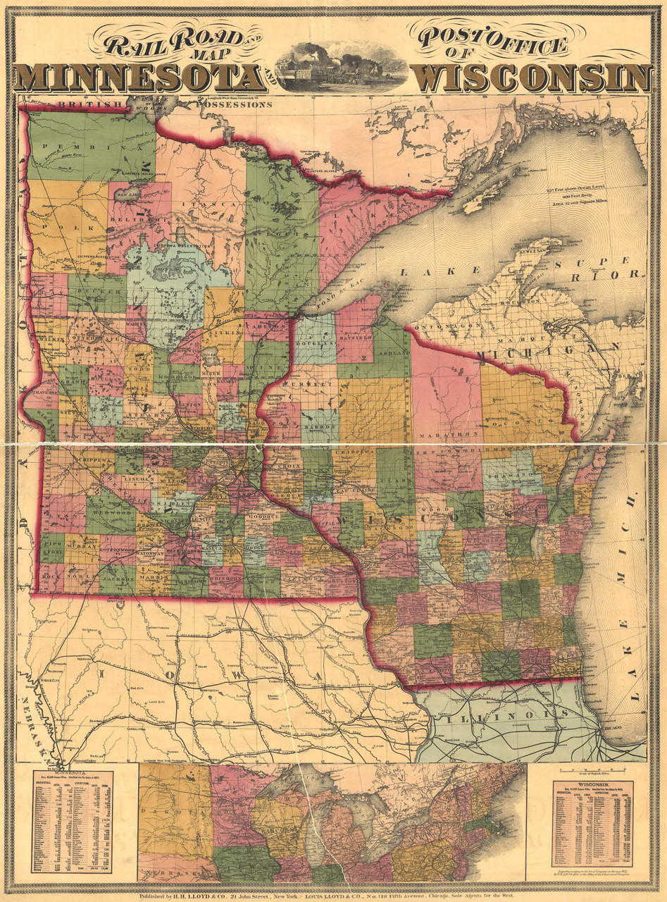 Vintage Map Post-it Notes