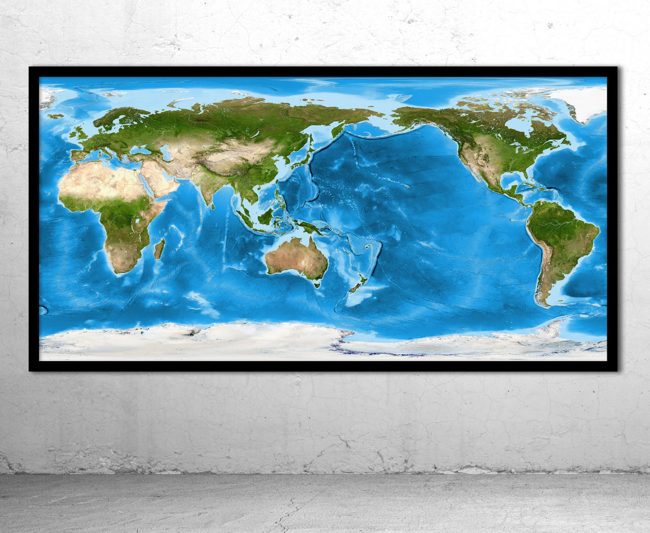 The World 世界地図とThe Pacific Rim(環太平洋地域)｜地図