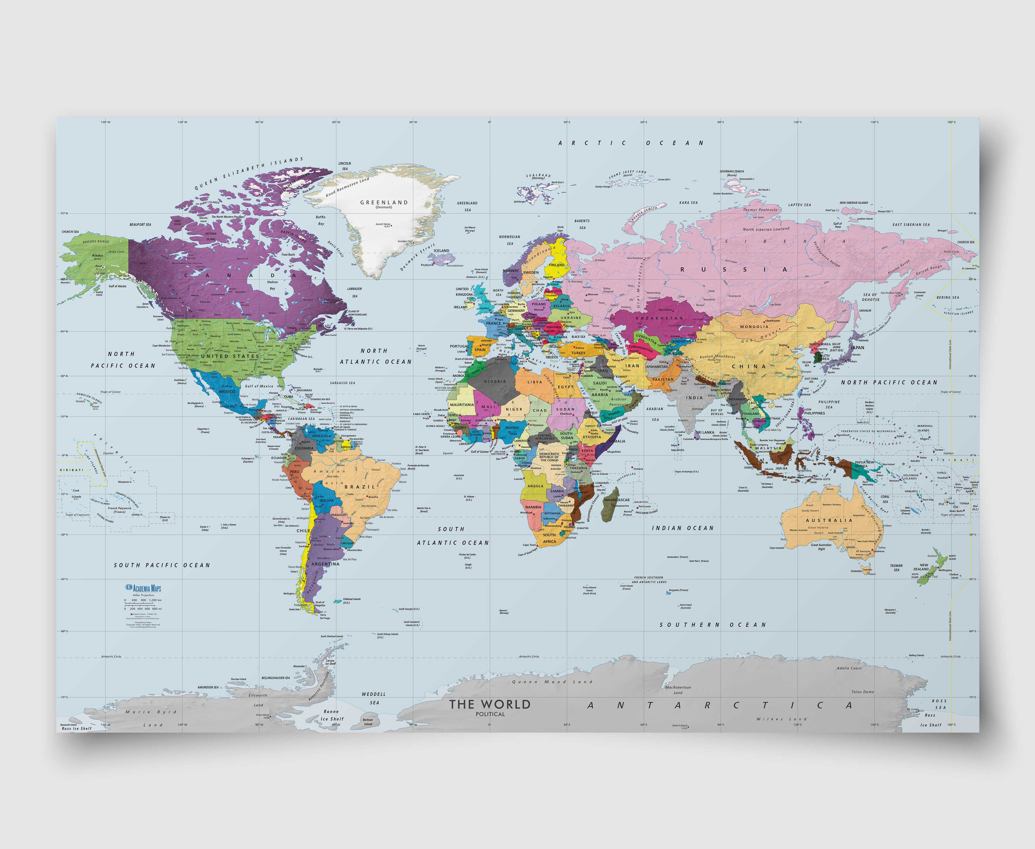 Printable world maps, a versatile option.
