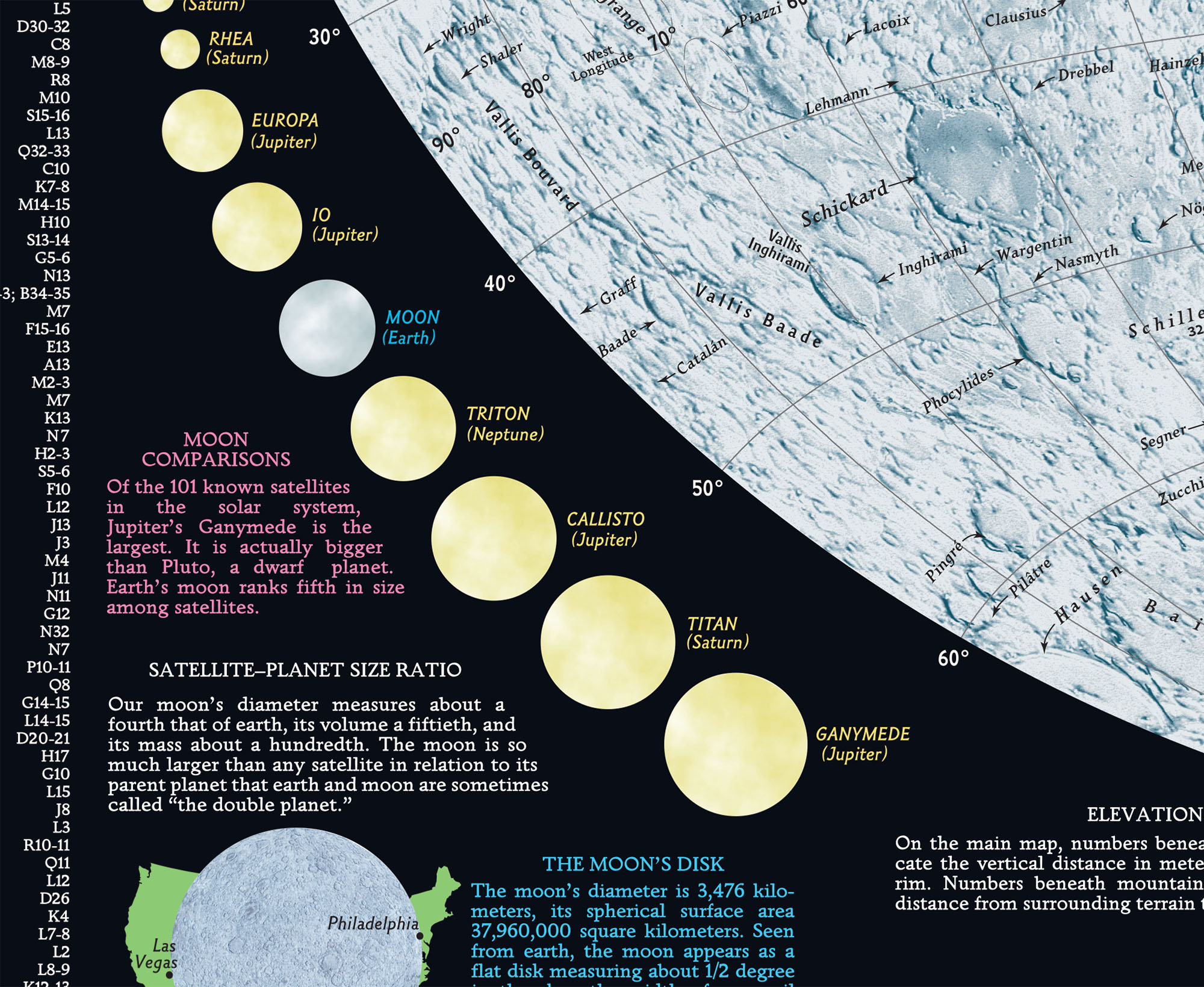 National Geographic Moon Map