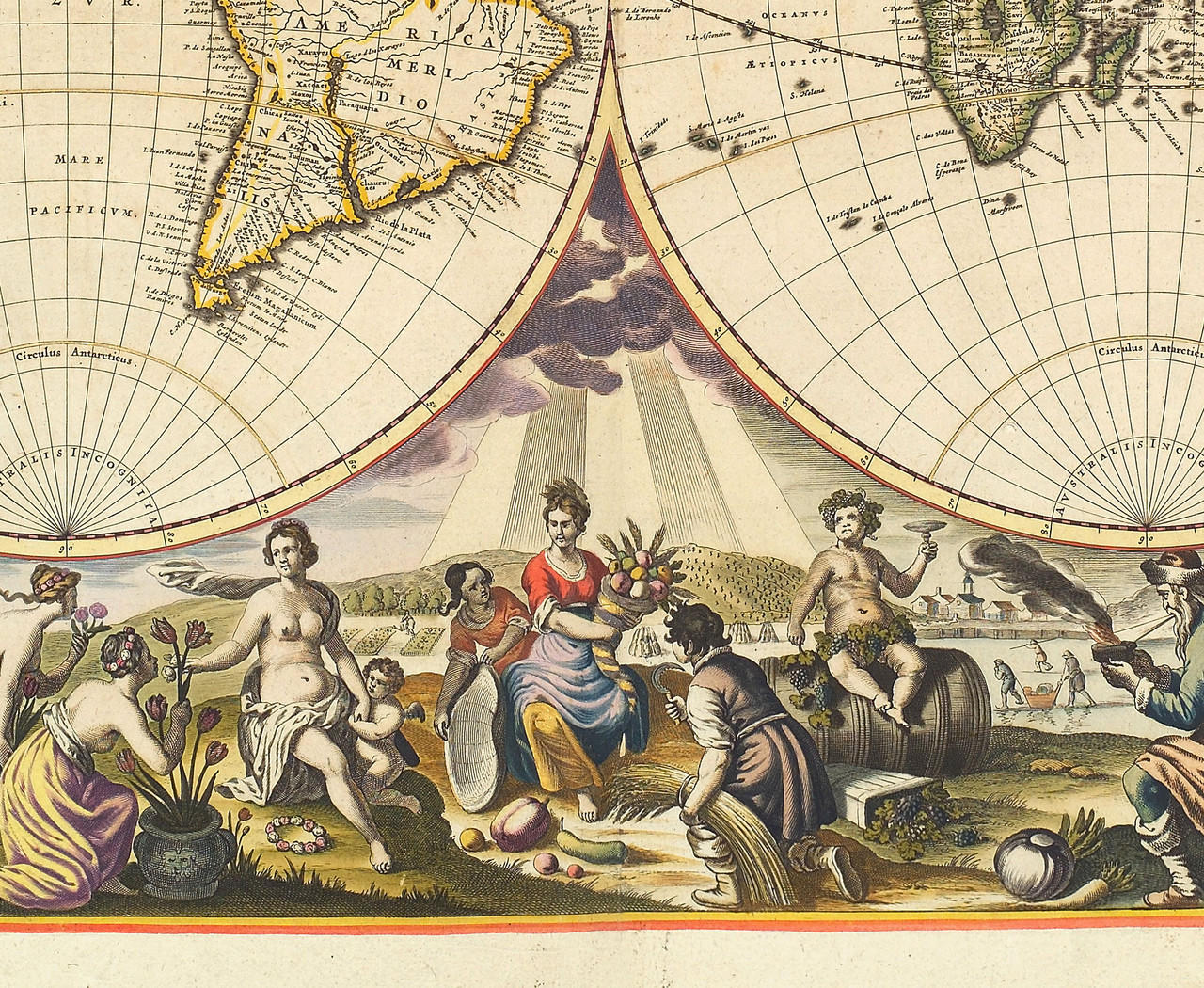 ANGALIA MAPS アンティーク銅版画 1832年 額縁なども当時の物 43001_ed0d475b-511e-4f53-bb23-