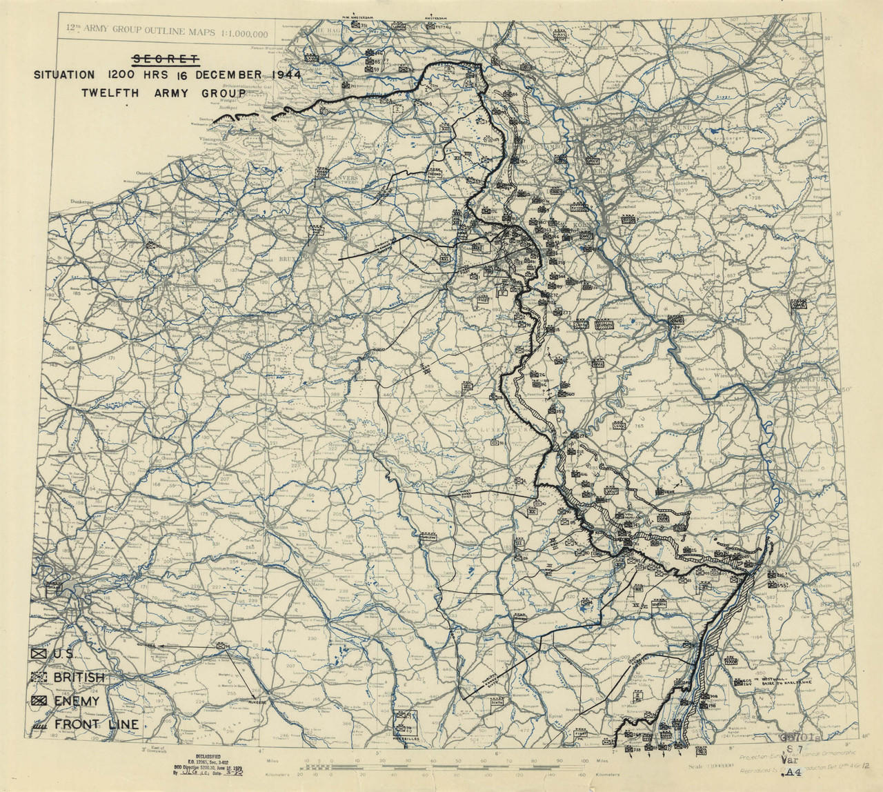 German Wwii Map Of Normandy