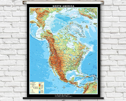 Classroom Pull-Down Maps by Grade Level