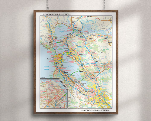 City Wall Maps