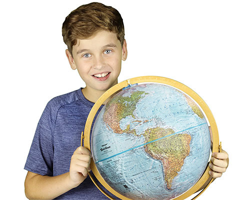 Classroom Desk & Floor Globes