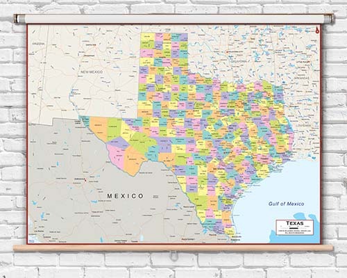 State Maps on Spring Roller