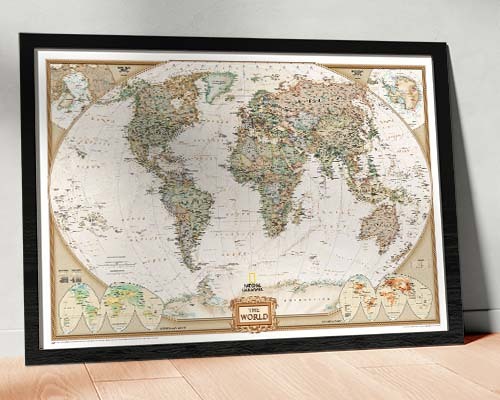 Best Selling World Wall Maps