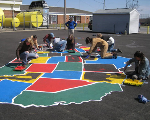 Playground Map Stencils